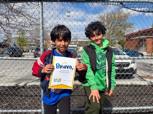 Semaine Fièrement pacifique avec les enfants de Montréal-Nord et d’Ahuntsic